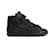 Chanel Mittelhohe schwarze Camelia-Sneaker, EU38 Leder  ref.1181992