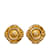 Gold Chanel CC Clip On Earrings Golden Gold-plated  ref.1182000
