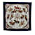 Hermès White Hermes Reprise Silk Scarf Scarves  ref.1182041