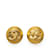 Clipe Chanel CC dourado em brincos Banhado a ouro  ref.1182046