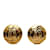Gold Chanel CC Clip On Earrings Golden Gold-plated  ref.1182089