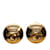 Clipe Chanel CC dourado em brincos Banhado a ouro  ref.1182092