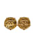 Boucles d'oreilles à clip Chanel CC dorées Plaqué or  ref.1182100