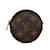 Brown Louis Vuitton Monogram Porte-Monnaie Round Coin Purse Cloth  ref.1182105