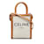 Céline White Celine Mini Vertical Cabas Satchel Leather  ref.1182128