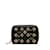 Monedero de cuero con tachuelas de Christian Louboutin negro  ref.1182167