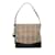 Tan Burberry Haymarket Check Shoulder Bag Camel Leather  ref.1182168