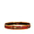 Hermès Red Hermes Narrow Enamel Bangle Costume Bracelet Metal  ref.1182182