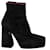 Proenza Schouler Block Heel Platform Boots in Black Suede  ref.1182690