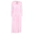 Vestido midi plisado Maje de algodón rosa  ref.1182698