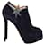 Charlotte Olympia Reach for the Stars Platform Boots in Navy Blue Suede   ref.1182704