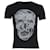 Alexander McQueen T-Shirt mit Totenkopf-Print aus schwarzer Baumwolle  ref.1182712