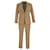 Ensemble costume blazer et pantalon Theory en coton beige  ref.1182714
