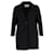 Acne Studios Mantel mit Viertelärmeln aus schwarzer Wolle  ref.1182715