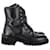 Giuseppe Zanotti Thora Combat Boots en Cuir Noir  ref.1182729