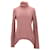 Giorgio Armani Armani Jeans Turtleneck Sweater in Rose Pink Wool  ref.1182740