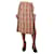Gucci Multicoloured tweed checkered midi skirt - size UK 12 Multiple colors Wool  ref.1182780