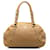 Prada Brown Vitello Daino Handbag Beige Leather Pony-style calfskin  ref.1182871