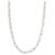 Tiffany & Co TIFFANY Y COMPAÑIA. Collar Aria Trio de perlas y diamantes en platino 4.91 por cierto Plata Metálico Metal  ref.1182983