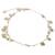 CHANEL B. 2014 P Lange Medaillon-Halskette aus unedlem Metall Metallisch  ref.1183003