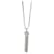 David Yurman Cable Diamond Tassel Pendant in Sterling Silver Silvery Metallic Metal  ref.1183005
