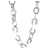 David Yurman Oval Link Necklace in Sterling Silver With Ceramic Silvery Metallic Metal  ref.1183011