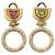 Autre Marque Boucles d'oreilles en or et diamants Or jaune Doré  ref.1183111