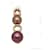 Autre Marque Colgante  con Diamantes y Perlas Dorado Oro rosa  ref.1183181
