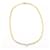 Autre Marque Bicolor Gold Necklace with Diamond Golden White gold Yellow gold  ref.1183191