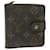 LOUIS VUITTON Monogram Compact zip Wallet M61667 LV Auth ep2752 Cloth  ref.1183244