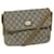 GUCCI GG Plus Supreme Shoulder Bag PVC Leather Beige Auth th4389  ref.1183304