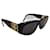 Balenciaga Sunglasses Black Golden Plastic  ref.1183403
