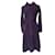 Dior Manteaux, Vêtements d'extérieur Laine Violet foncé  ref.1183526