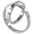 Tiffany & Co Interlocking Circles Silvery Silver  ref.1183536