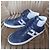Sneakers Alte Hogan Blu Scuro Pelle d'Agnello - vista 2
