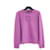 Chanel oben 2019 Gesticktes Kleeblatt-Sweatshirt Pink Lila Baumwolle  ref.1183772