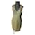Christian Dior túnica, barniz colores cóctel gasa Verde claro Seda  ref.1183814
