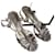 Chaussures Sandales à talon t. 38 Comptoir des cotonniers Cuir d'agneau Argenté  ref.1184010