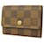 Louis Vuitton Porte monnaie plat Brown Cloth  ref.1184016
