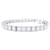 inconnue Bracelet ligne or blanc, platine, diamants.  ref.1184021