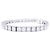 inconnue Bracciale linea oro bianco, Platino, Diamants.