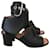 Céline CELINE  Sandals T.eu 37 leather Black  ref.1184069