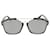 prata/Óculos de sol Dior Abstract Wayfarer espelhados pretos Plástico  ref.1184125