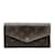 Portafoglio Louis Vuitton Monogram Portefeuille Sarah marrone Tela  ref.1184137