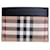 Burberry Check Card Holder Multiple colors Leather  ref.1184187