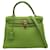 Hermès Clemence Kelly 28 Green Leather  ref.1184250