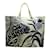 Hermès Tigre a l'Ananas Beach Bag Beige Cloth  ref.1184256
