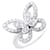 & Other Stories 18K Diamond Butterfly Ring  RGR769 Silvery Metal  ref.1184342