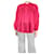 Isabel Marant Pink sheer blouse - size UK 6 Cotton  ref.1184463
