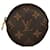 Louis Vuitton Porte-Monnaie Rond Monogramme Marron Porte-Monnaie Toile  ref.1184506